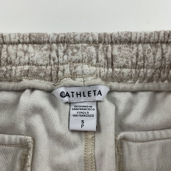 Athleta Natural Speckle Knit Farfallon Jogger Pant S - Picture 5 of 8